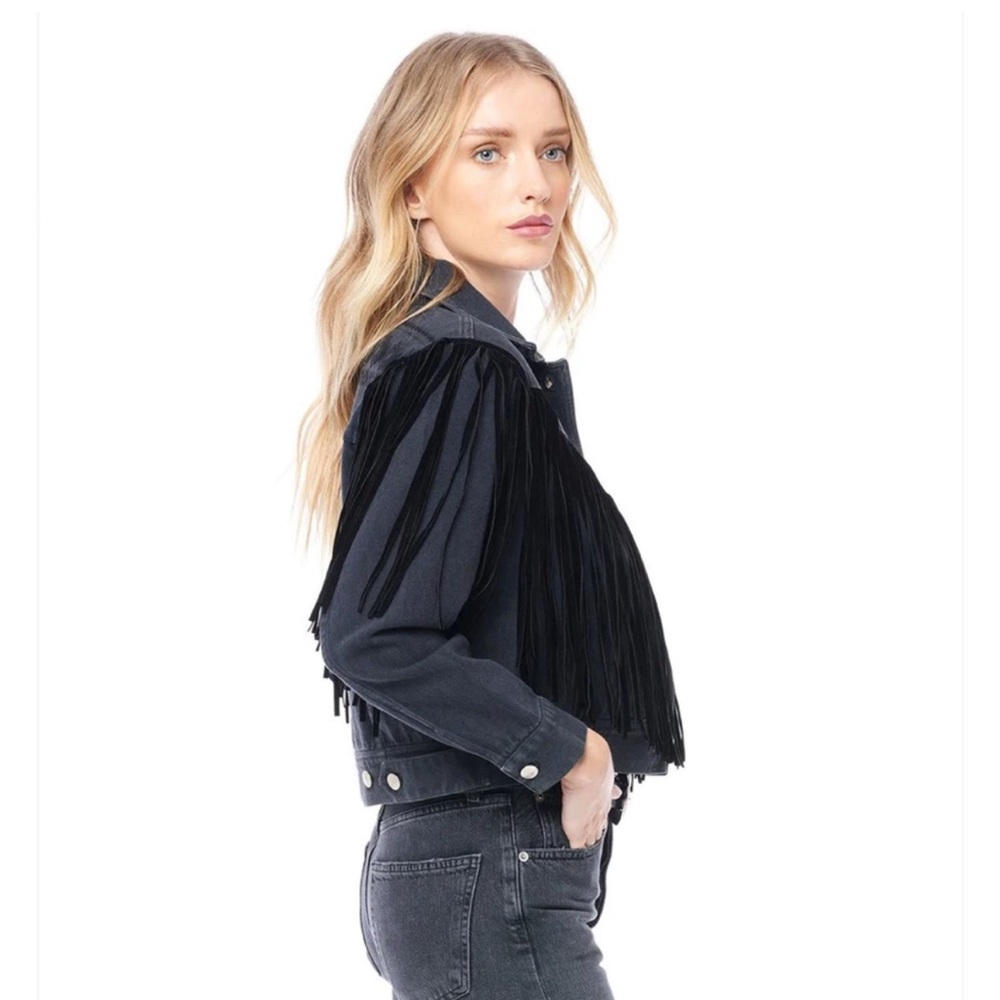 Saltwater Luxe Black Denim Jacket